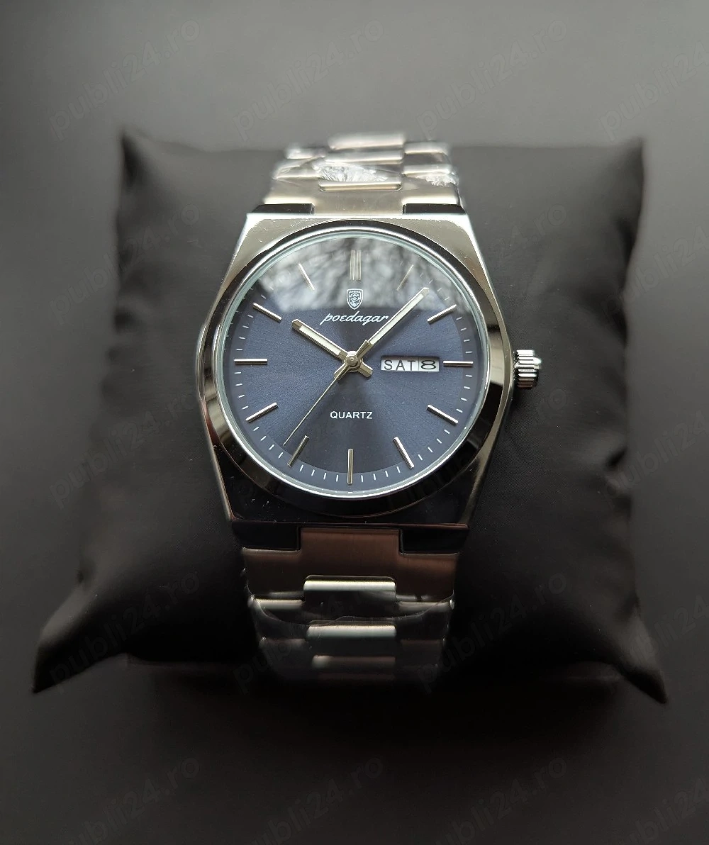 Ceas Poedagar Barbati Albastru Quartz
