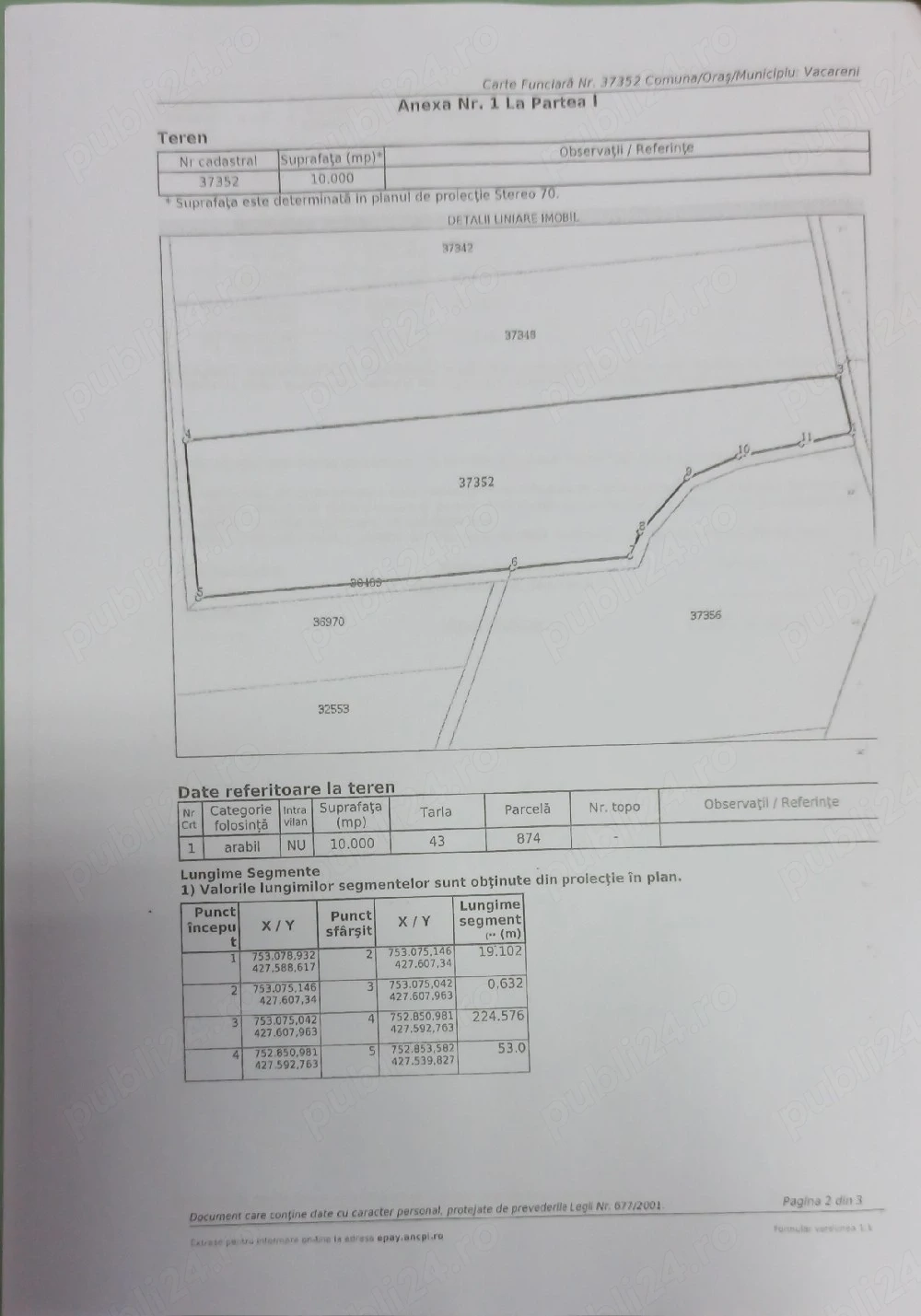 Vand teren agricol extravilan 