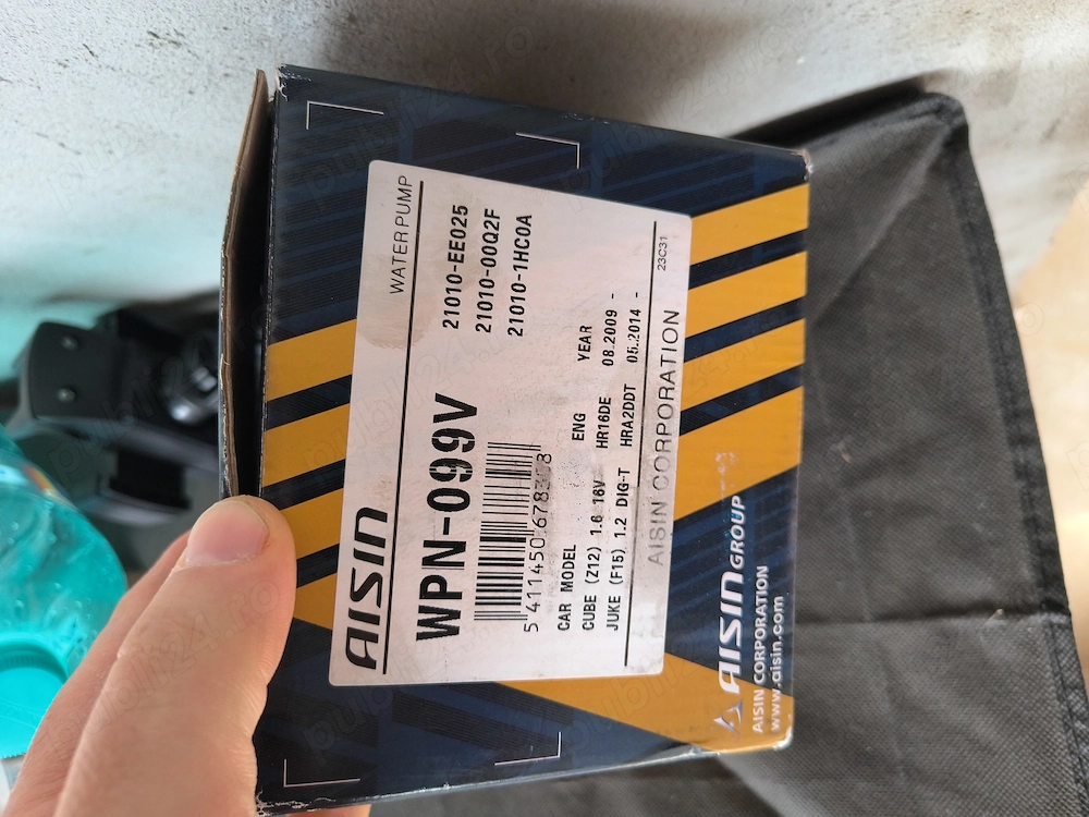 Pompa apa  pentru Nissan juke sau cube