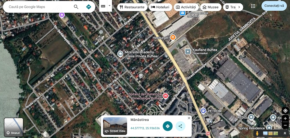  Teren intravilan de vânzare - Crevedia - 585 m  - Kaufland Buftea