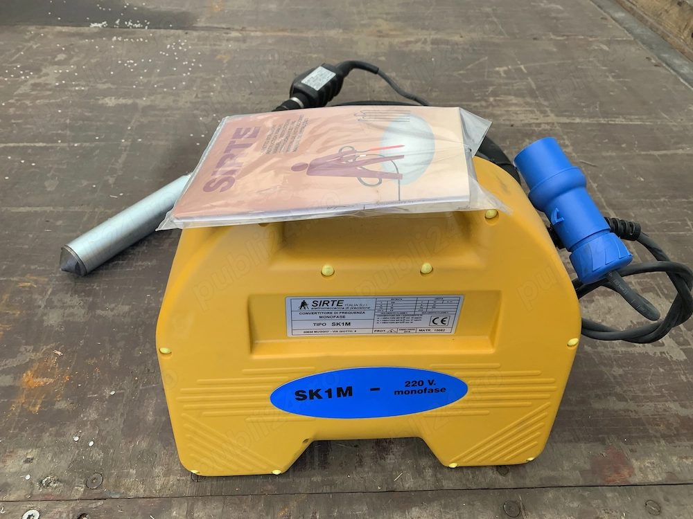 Vand vibrator beton Sirte SK1M VS 600 nou Import Italia