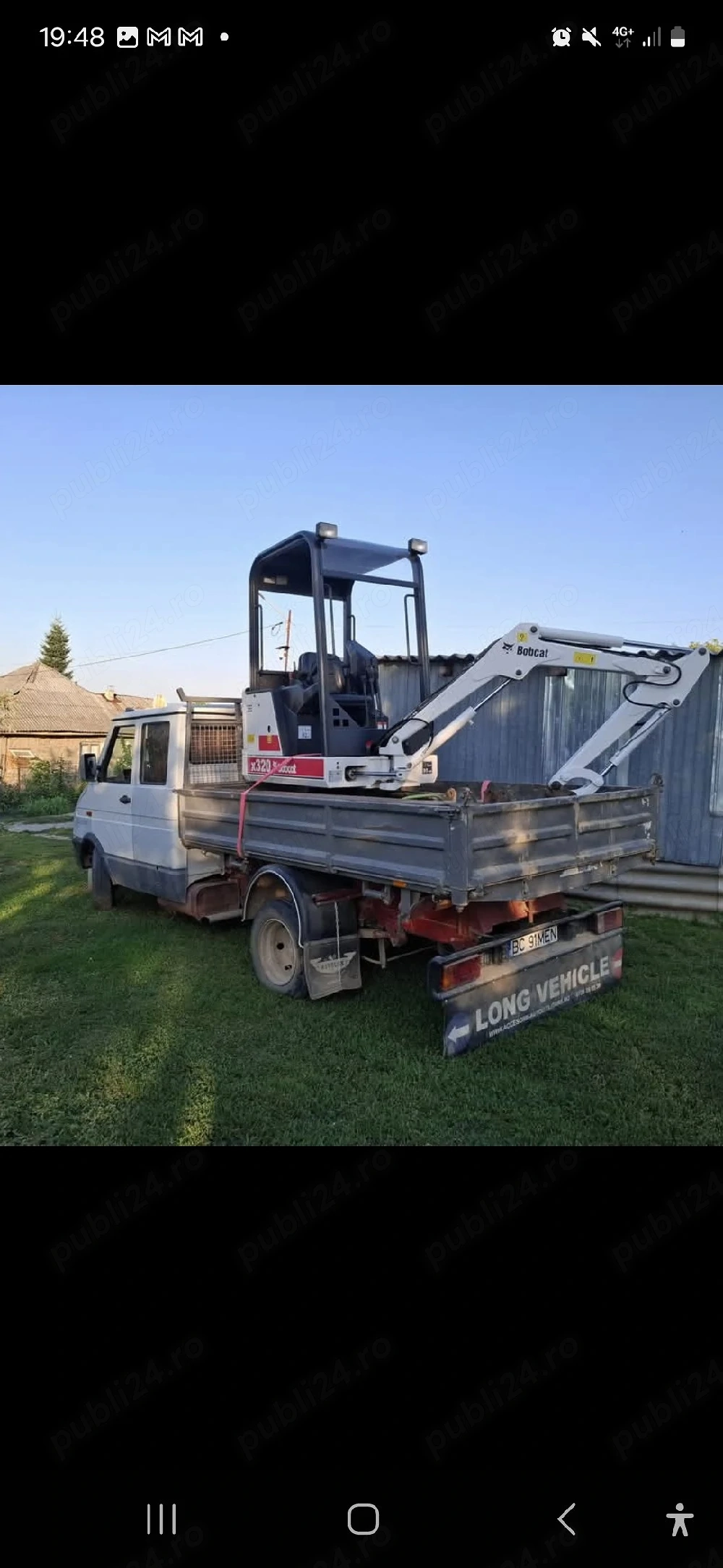 Iveco Daily si miniescsvator 