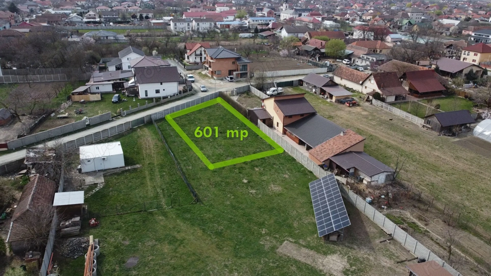 Teren lângă Timișoara, 601 mp | utilități la poartă | 105 €/mp