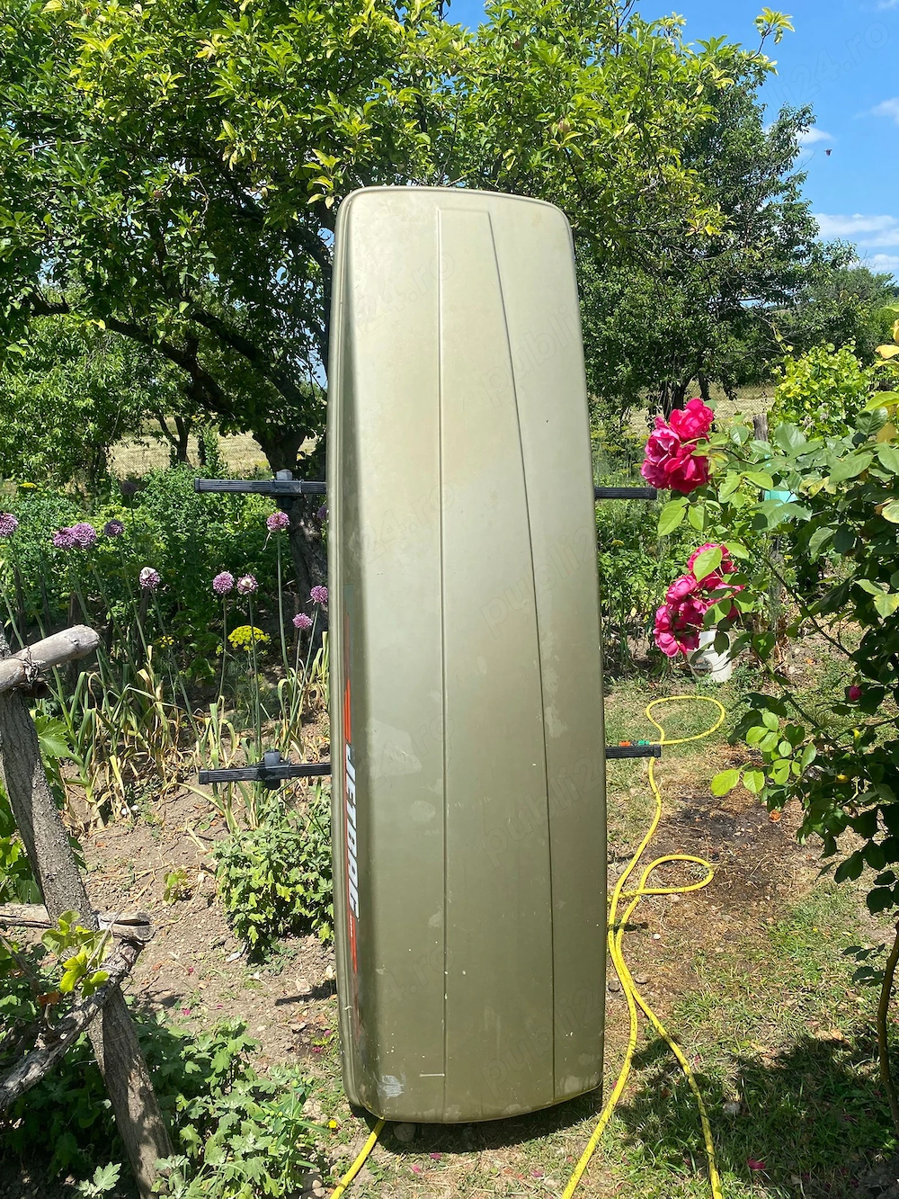 Vând cutie portbagaj pentru acoperiș auto 