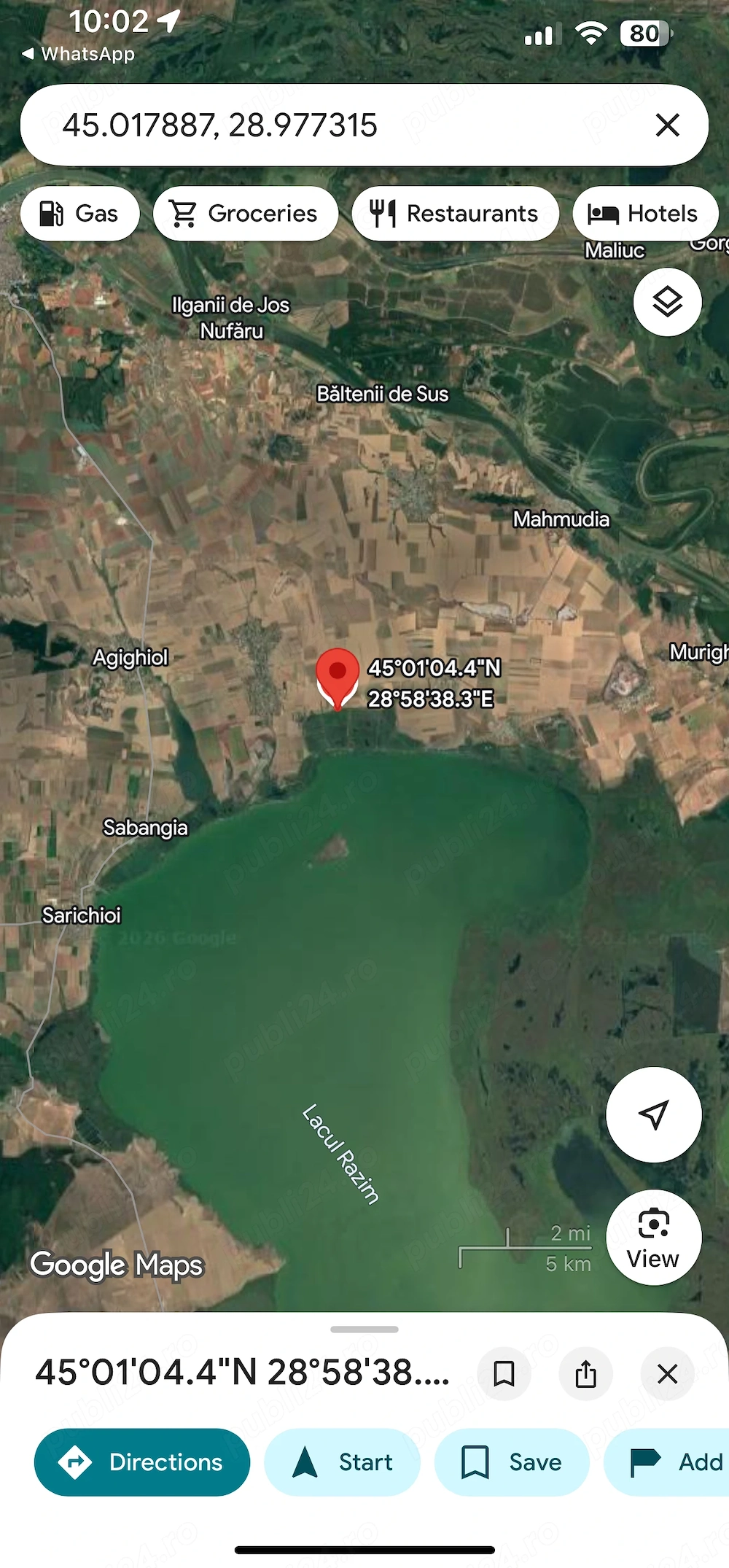 Proprietar, vând 4 hectare în Iazurile, delta Tulcea