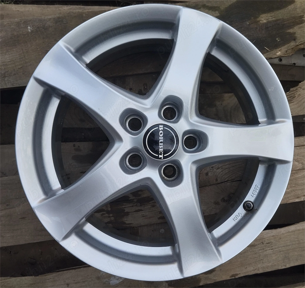 Jante aliaj 16 zoll marca Borbet, cu senzori de presiune Opel Astra K / J/ Mokka 