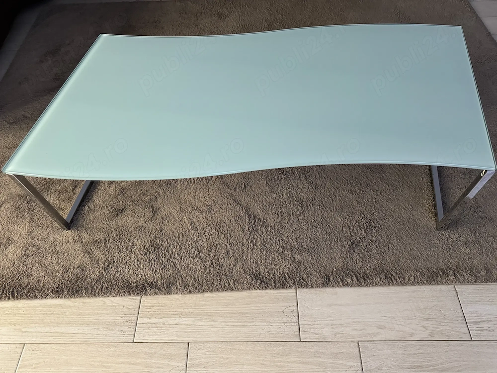 Vand masa sticla de cafea (dining) colectie MOBEXPERT