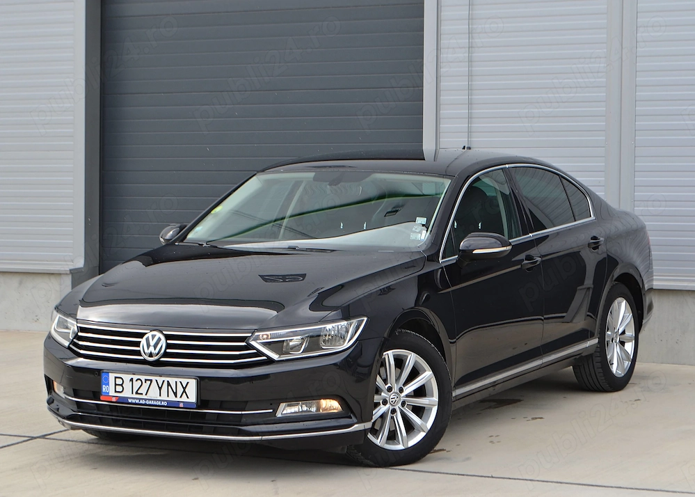 VW Passat B8 Berlina HighLine DSG 1.6tdi 120cp Alcantara Distronic Navy Clima 170.000km Automat