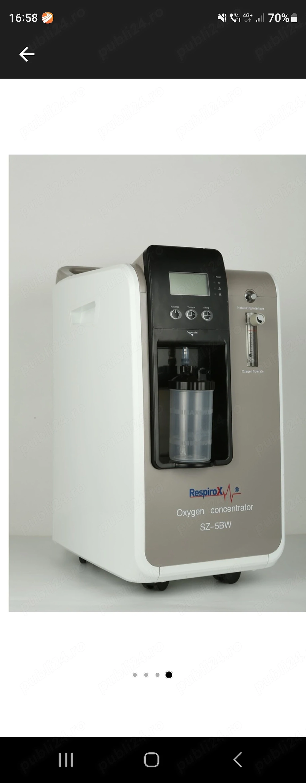 Vând concentrator de oxigen 