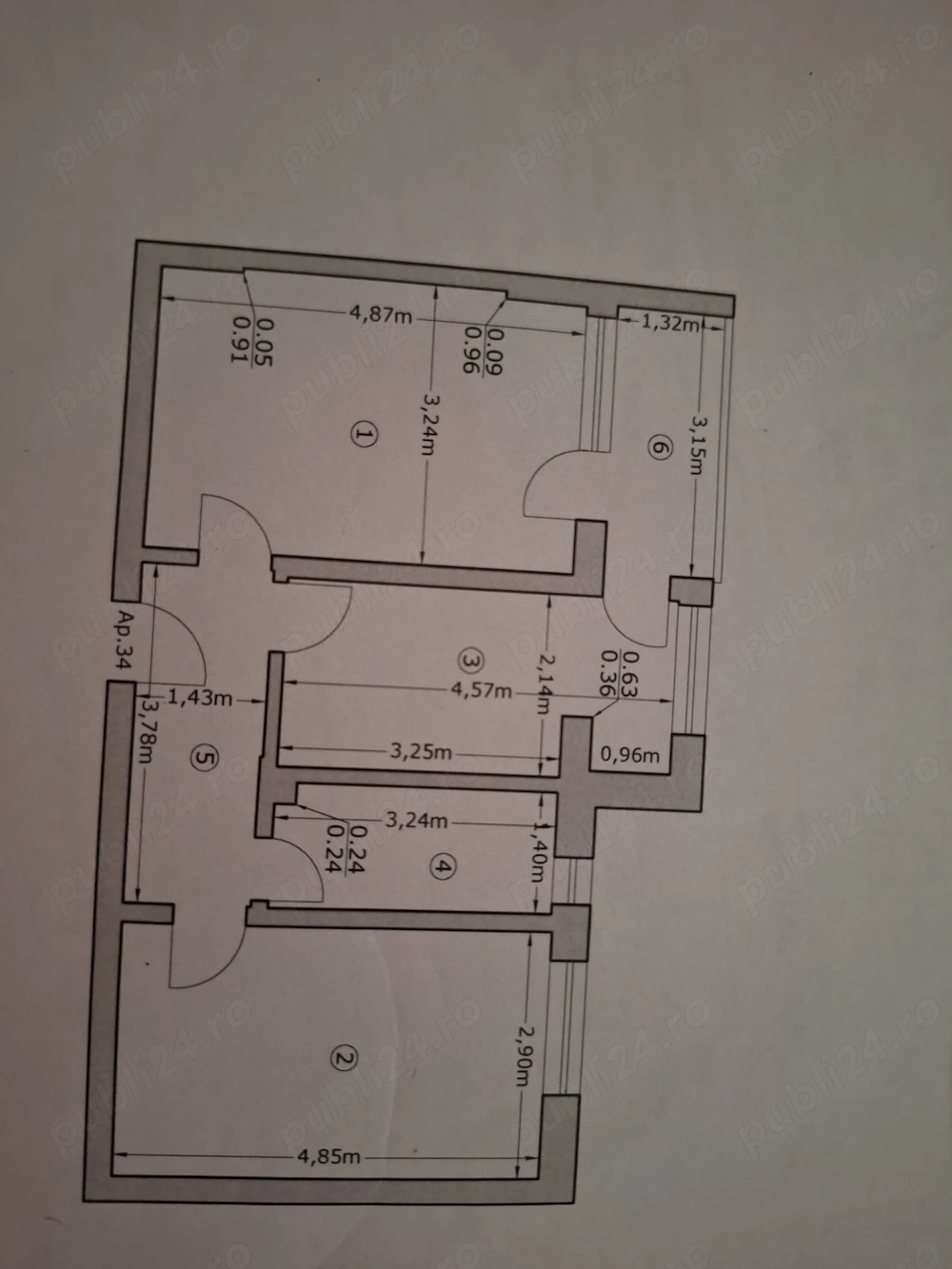 Vând apartament 2 camere + loc de parcare  Sector 4 