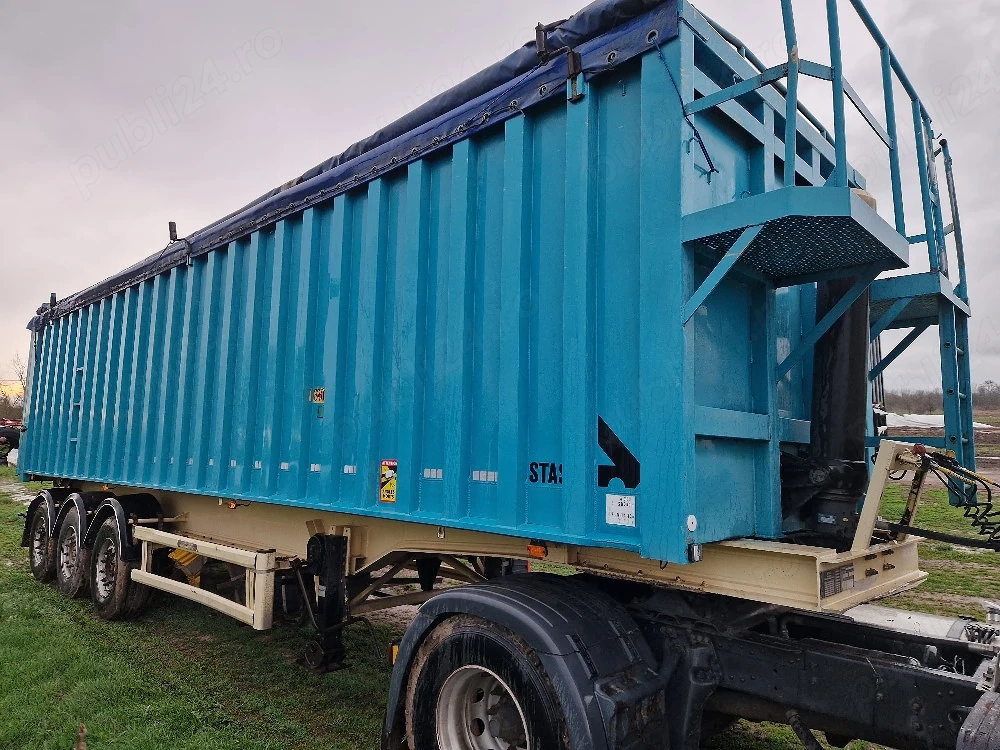 Semiremorca Stas basculabila Bena cereale