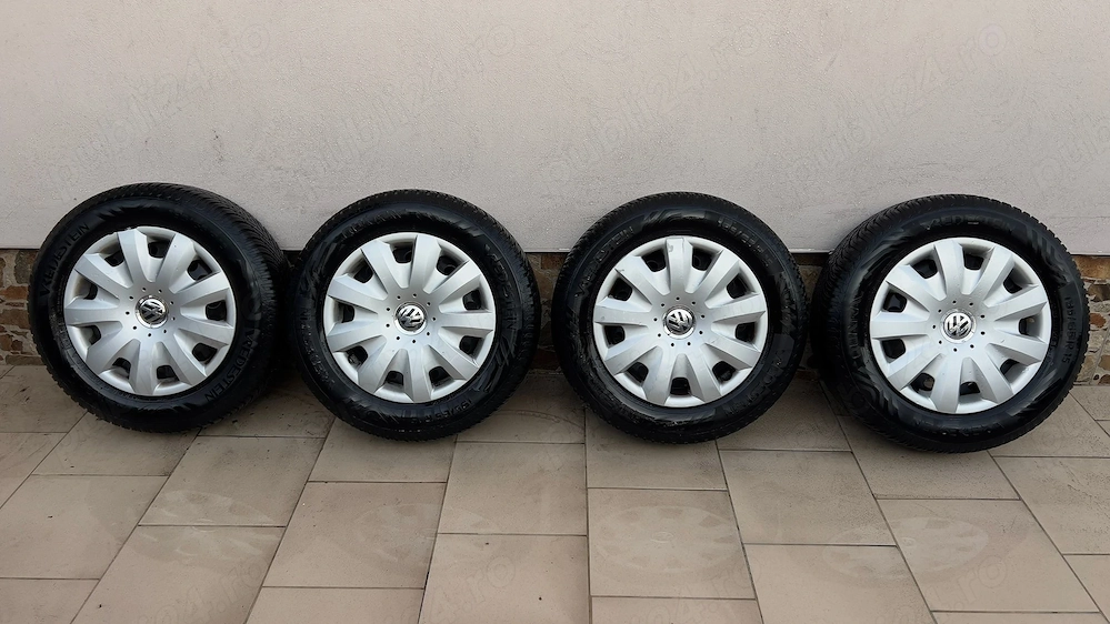 Jante tabla cu anvelope iarna 5 x112 x 15