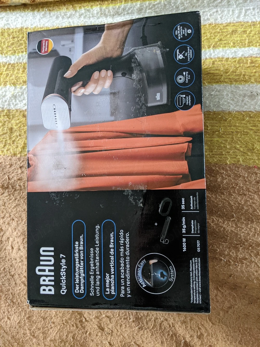 Braun Quick Style 7 Aparat de curatat cu abur