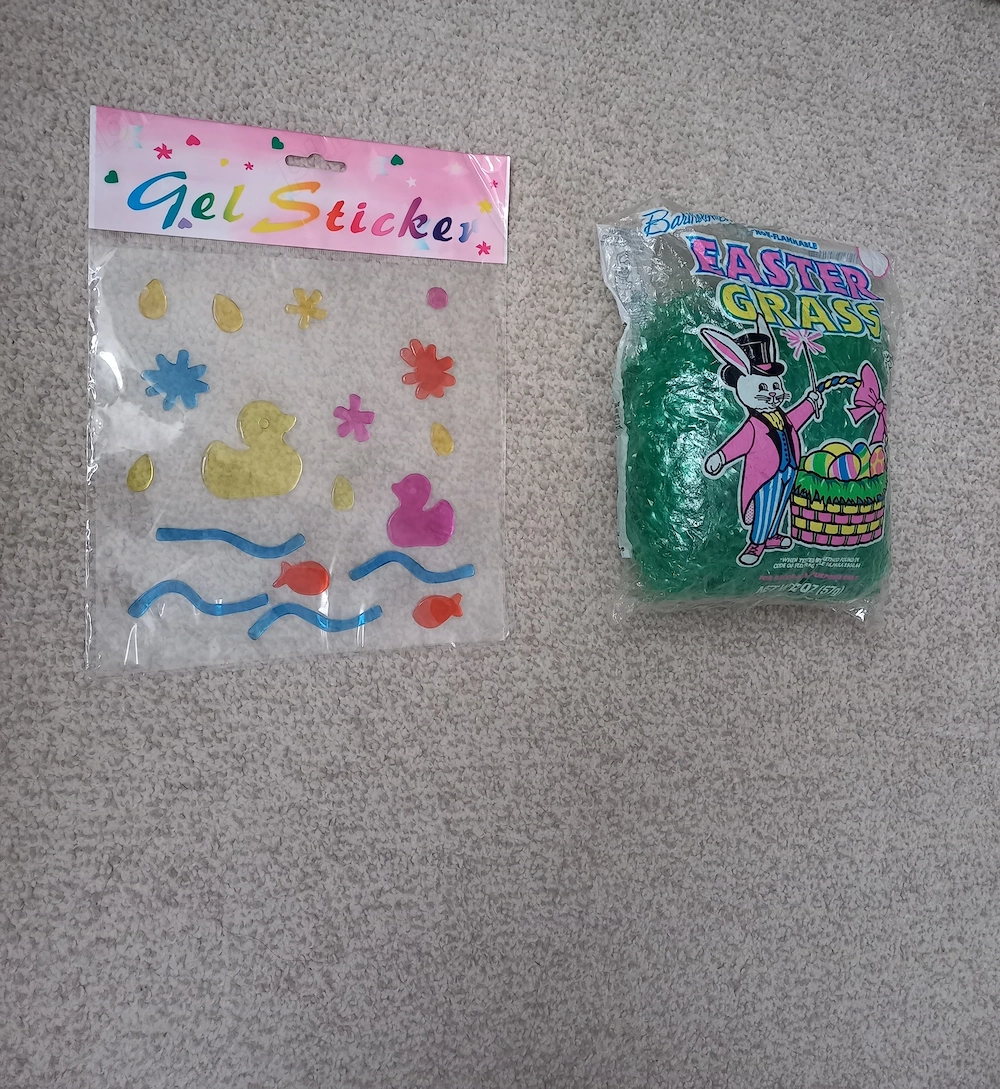 Decoratiune decoratiuni de Paste Sticker gel, Iarba verde