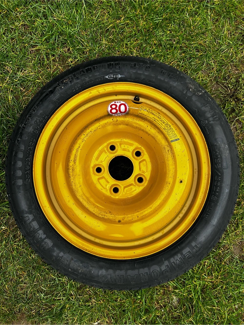 Roata rezerva 130/80/R16 slim Honda Accord VIII