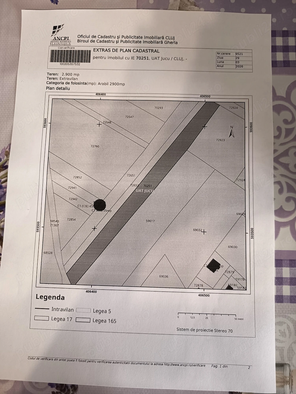 Vand teren extravilan in Jucu De Sus