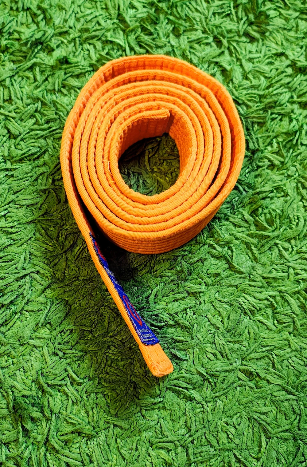 Centură portocalie arte marțiale 210 cm