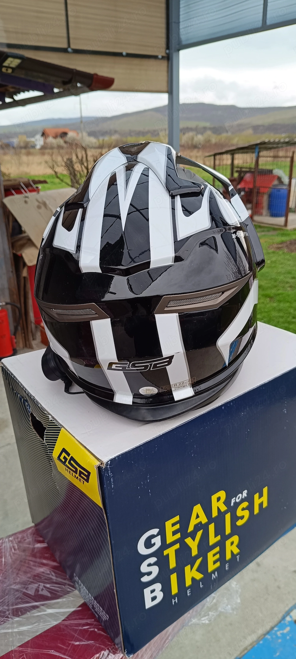 Cască kros cu viziera 