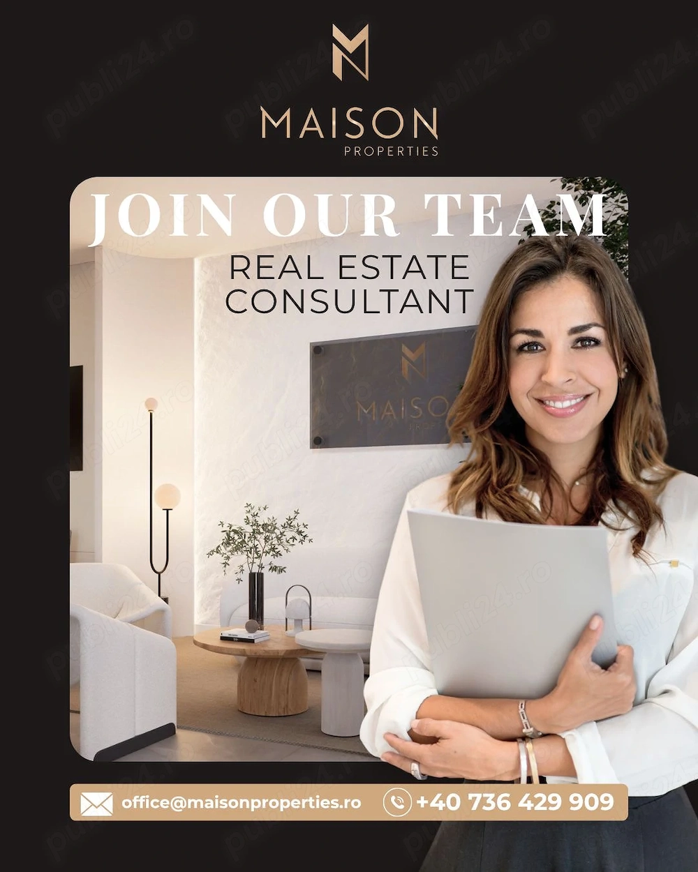 Consultant imobiliar - Maison Properties