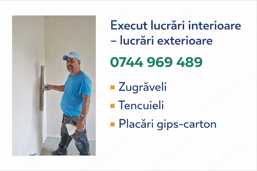 Execut lucrări constructii