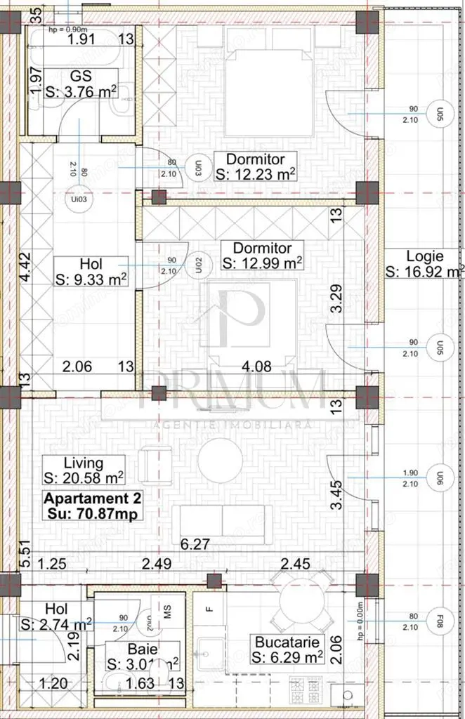 GIROC - ESO | 3 CAM | ET.1 | LIFT | PARCARE | INCALZIRE PARDOSEALA | PREMIUM
