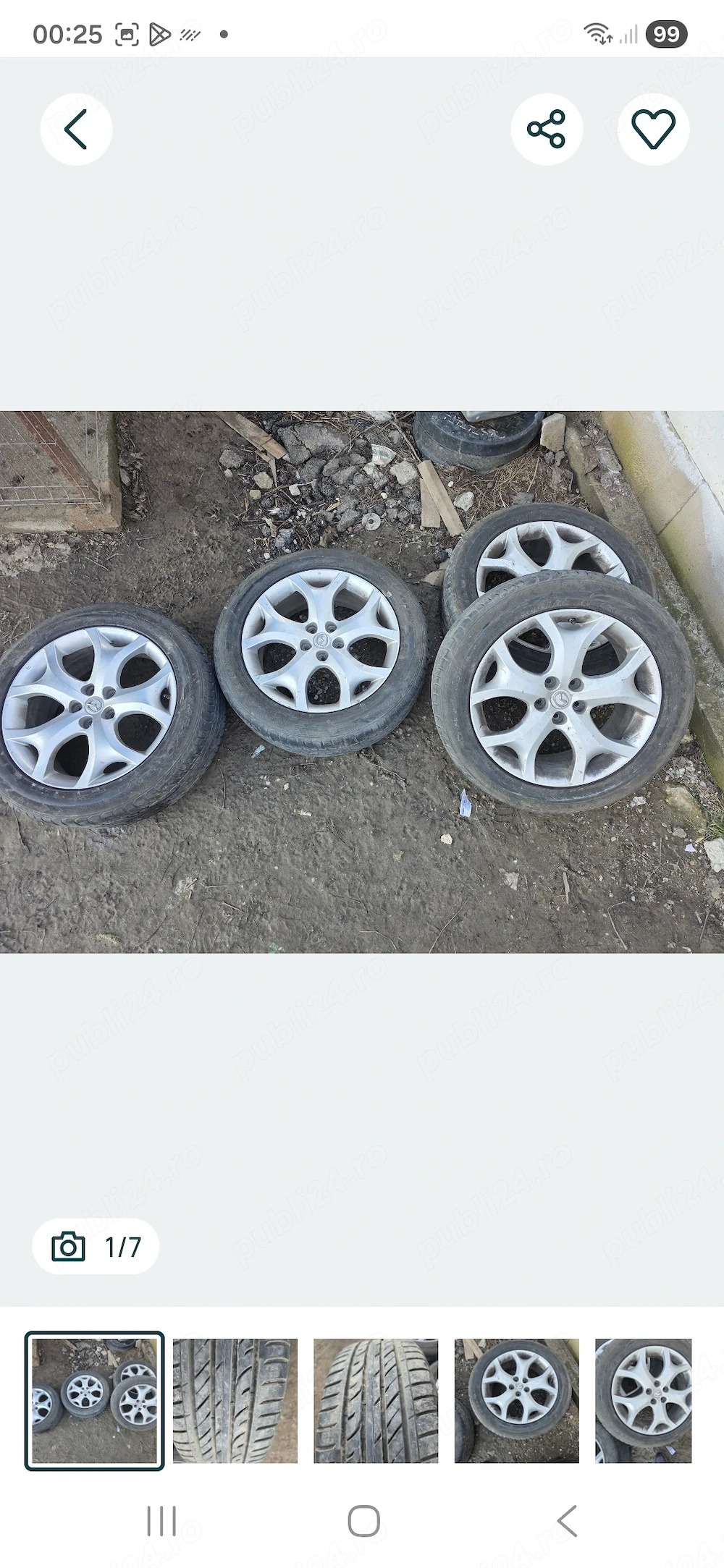 Vând jante cx5 + Anvelope VARA Sailun Atrezzo ZSR SUV 225 55R18 98V