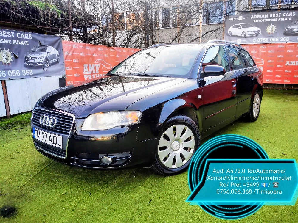 Audi A4 -B7-Automatic-2.0 tdi-Înmatriculat Ro - Itp nou