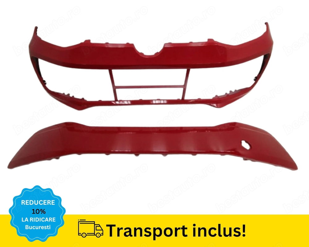 Bara fata + Bandou VW UP E-UP 2016-2023 Rosu VOPSITA