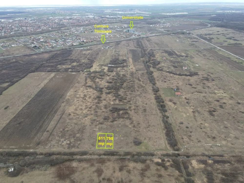 Oportunitate investitie 2 parcele teren langa Mosnita Veche - Ghiroda
