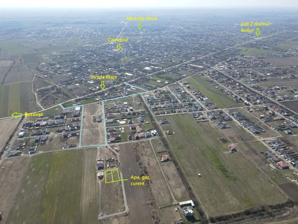 Teren cu autorizatie pentru duplex 512 / 516 mp Utilitati Comision 0
