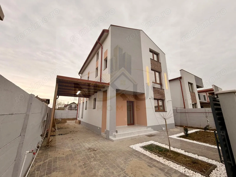 Vila individuala P+1E+M |Caragiale - 5 cam - Incalzire prin pardoseala