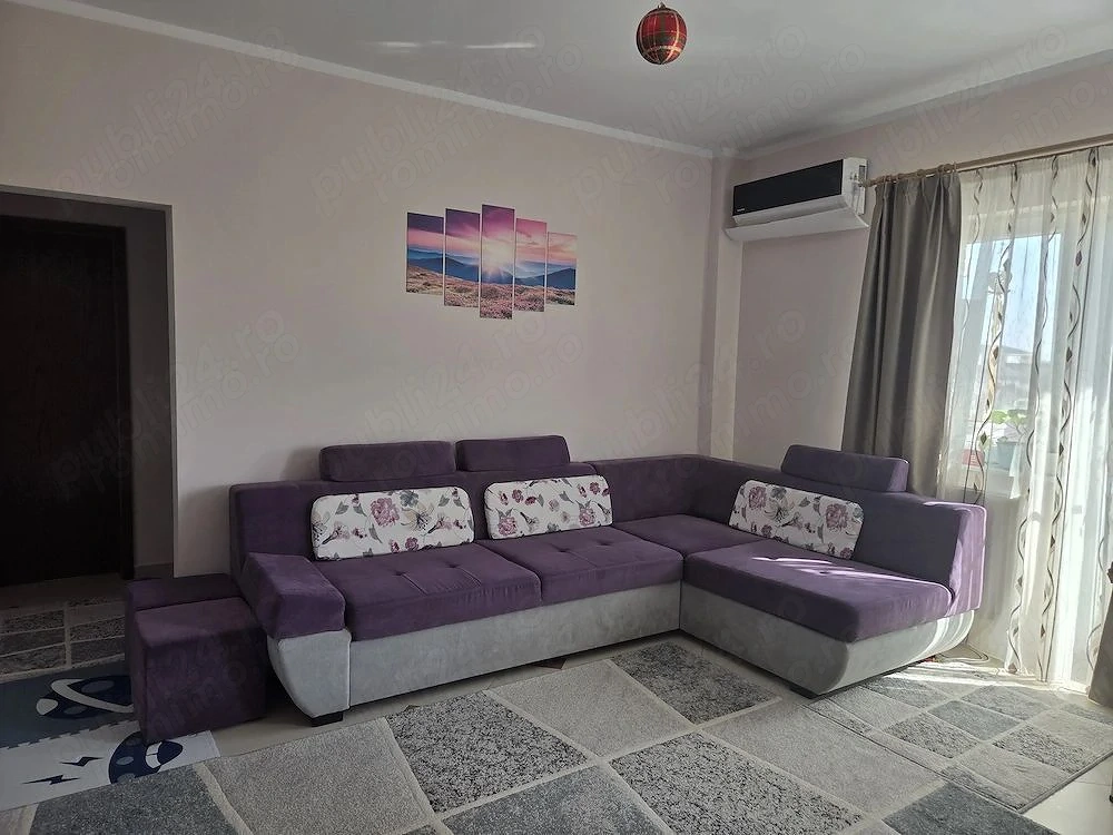 Bloc Nou. Etaj 1. Complet mobilat. Asfalt. Transport in comun. Zona Hotel IQ