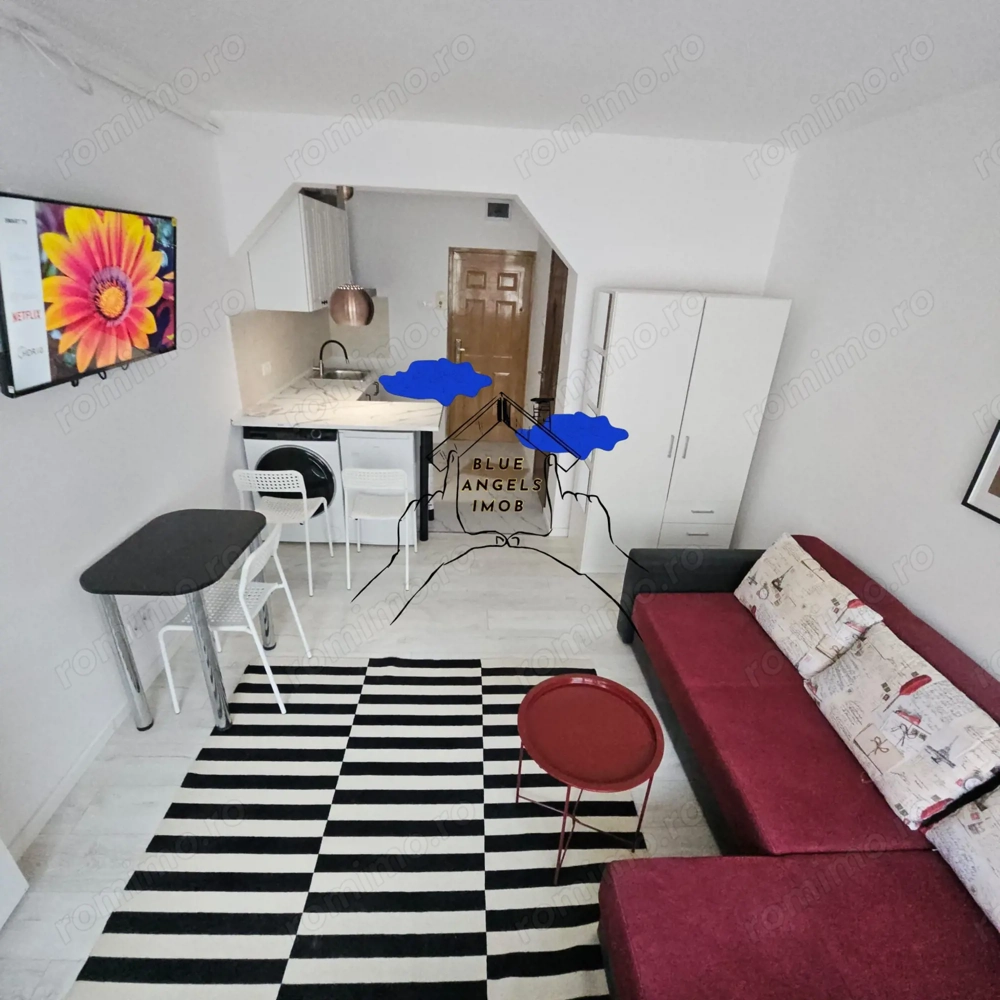 Apartament 1 camera de inchiriat - renovat, 30 mp, etaj 2 - Racadau