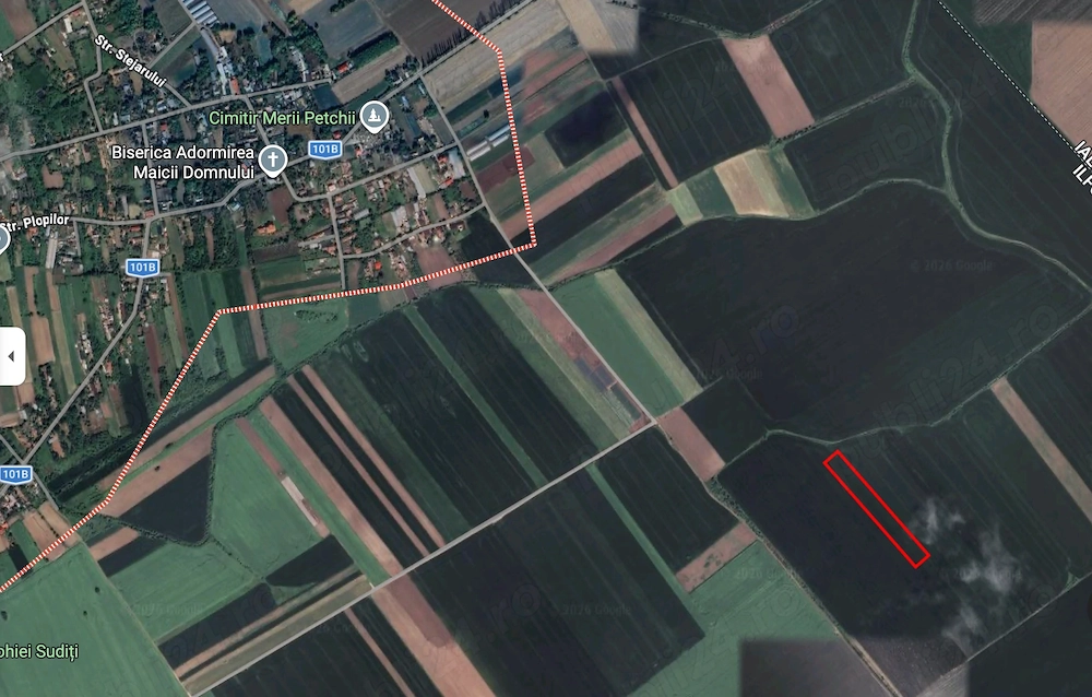 Vand teren extravilan 10 000 mp, 3,9 eur  mp