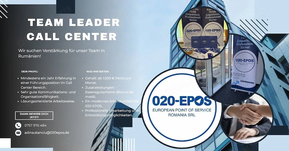 Sales Teamleiter (m w d) in Timisoara 