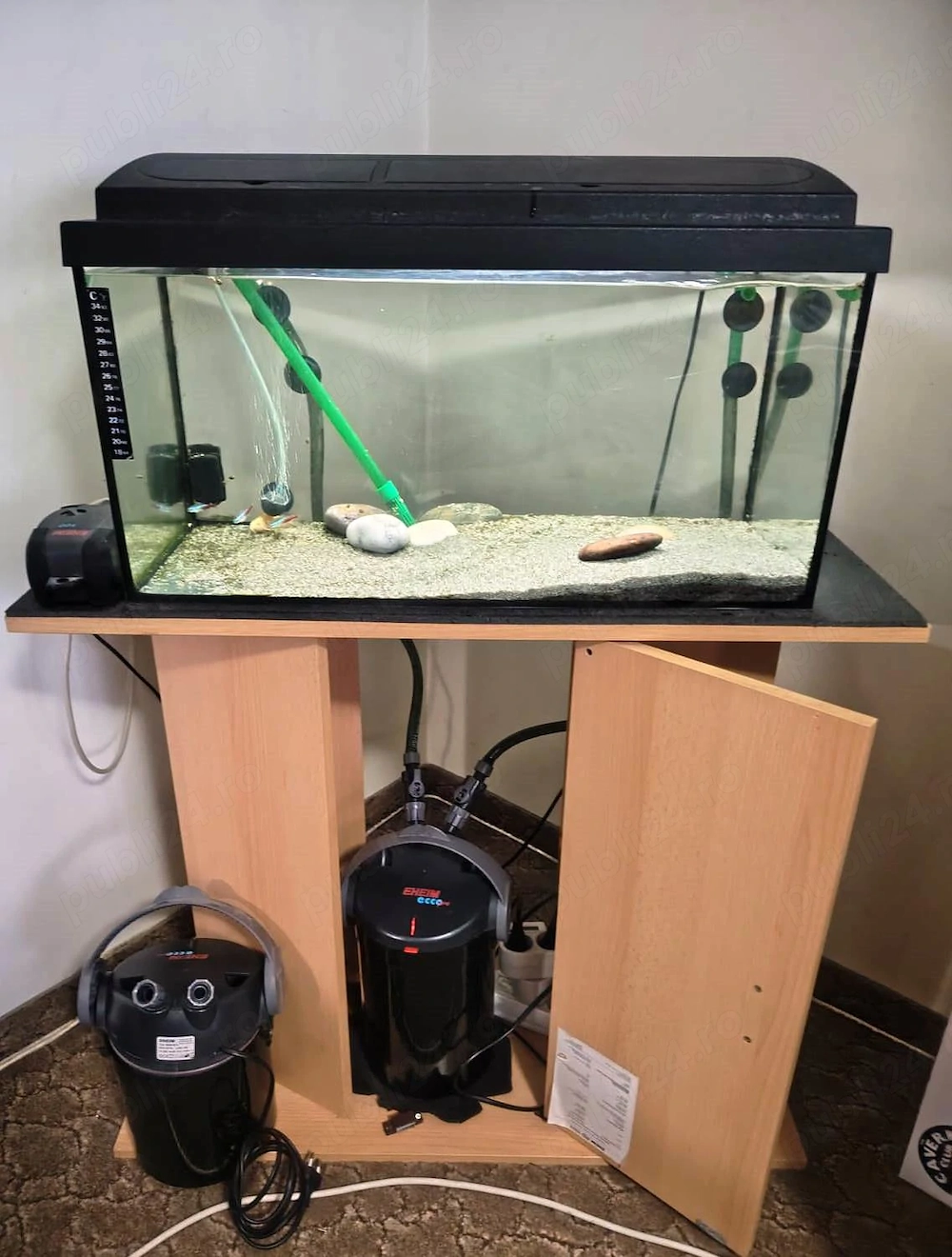 Acvariu 60 x 30 x 30 + Accesorii