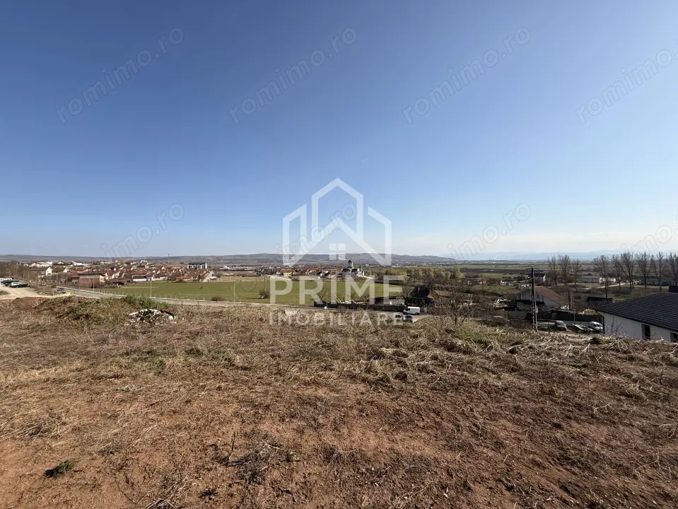 TEREN INTRAVILAN PANORAMIC DE VANZARE 5600 MP, CETATE, ALBA IULIA 