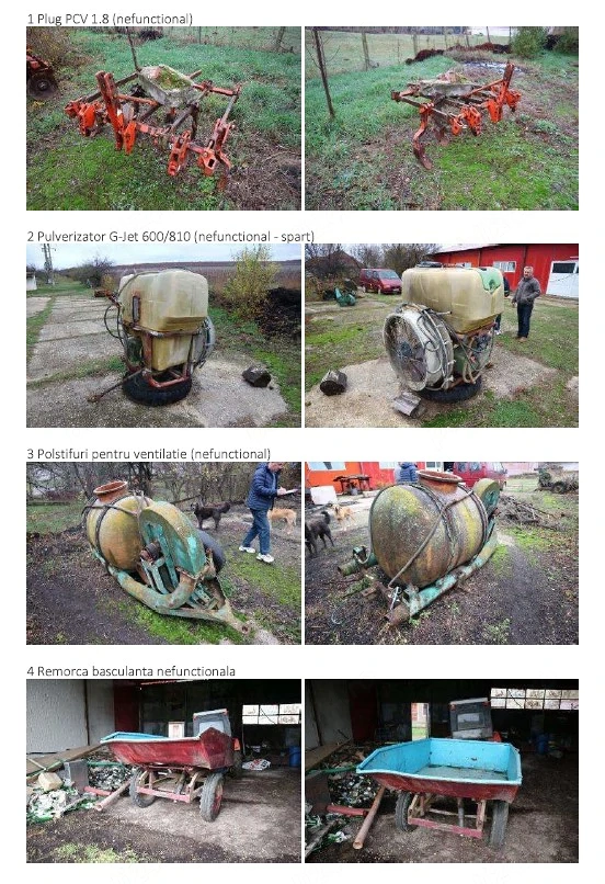 Vanzare bunuri mobile societate faliment