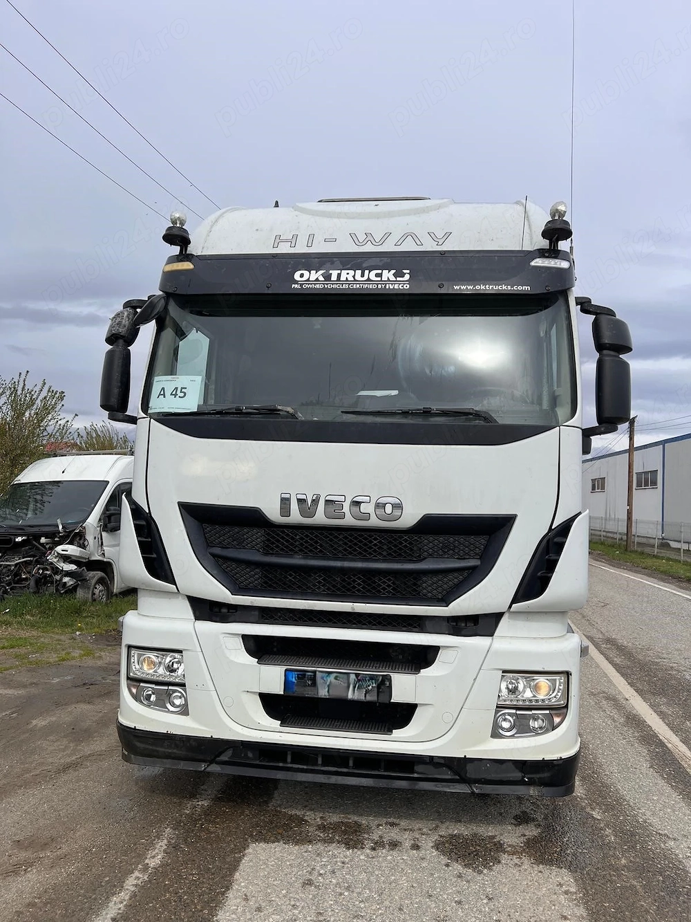 Ansamblu cap tractor IVECO + semiremorca basculabila SCHMITZ  stare foarte buna, gata de lucru