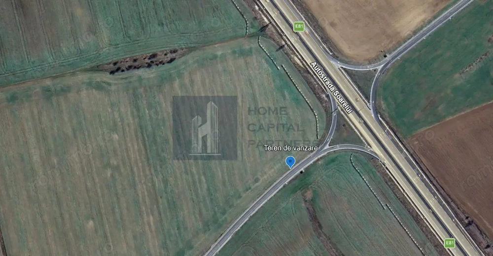 Teren intravilan 2.721 mp | Brănești Ilfov | Nod A2/E81 | UTR Lm1