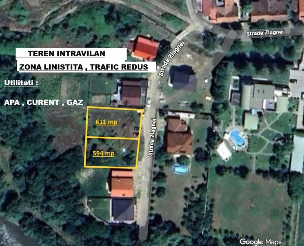 Teren intravilan de vânzare 2 parcele alipite, Caransebes zona Zlagnei