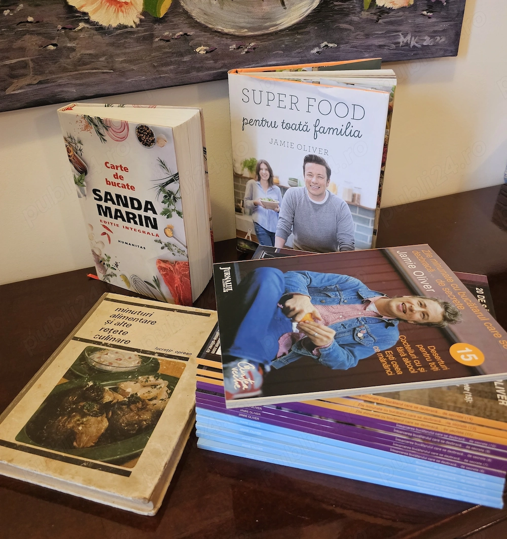 Carti bucate combinate reviste Jamie Oliver