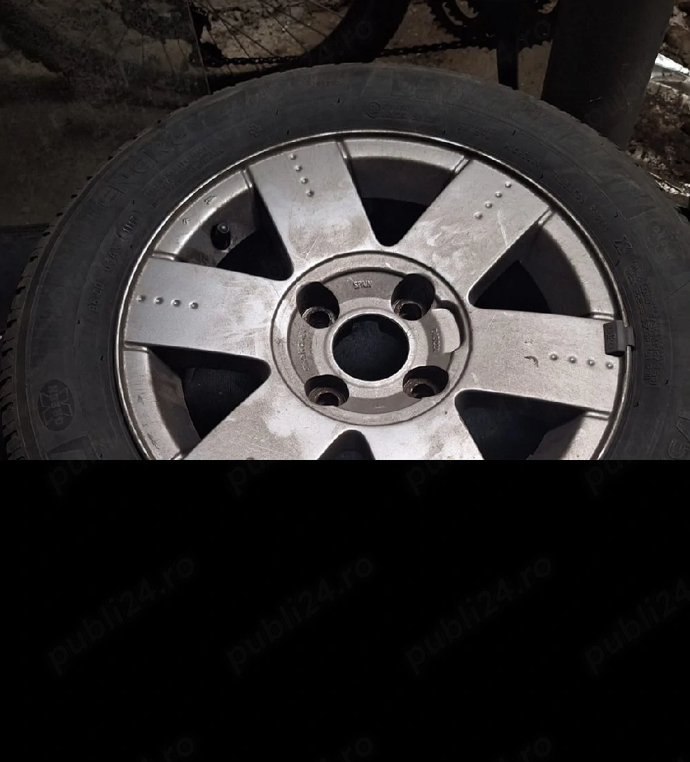 Set 4 Jante Aliaj Originale Citroen C3 / Peugeot - 14" 4x108 + Anvelope