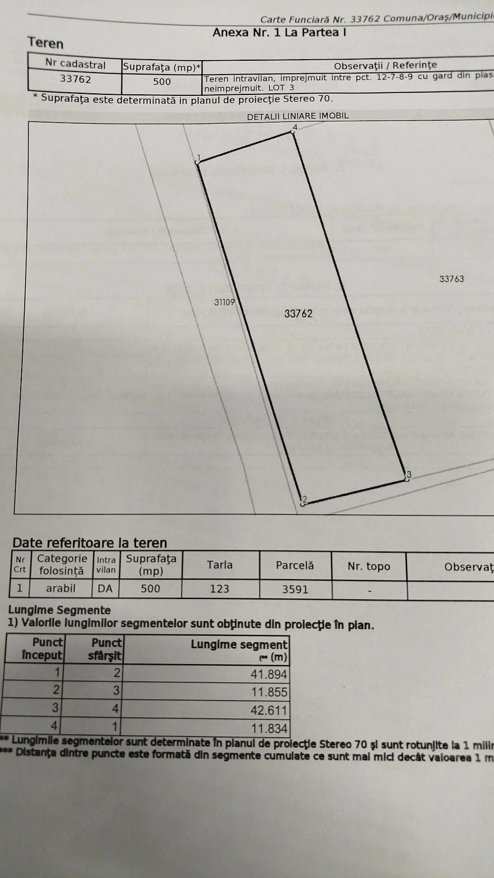 Vând teren intravilan in comuna Chilia Veche judet Tulcea 