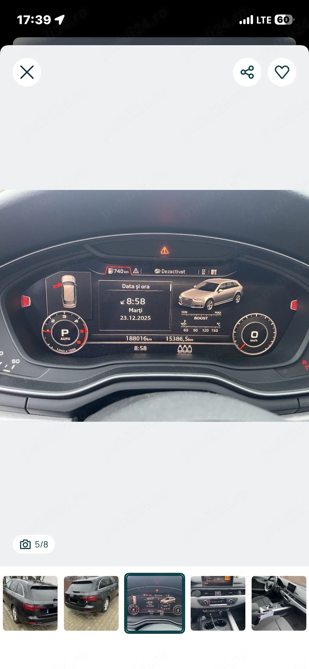 Vand audi A4 b9 automat