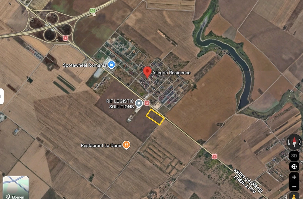 Teren de vanzare Popesti-Leordeni DN4