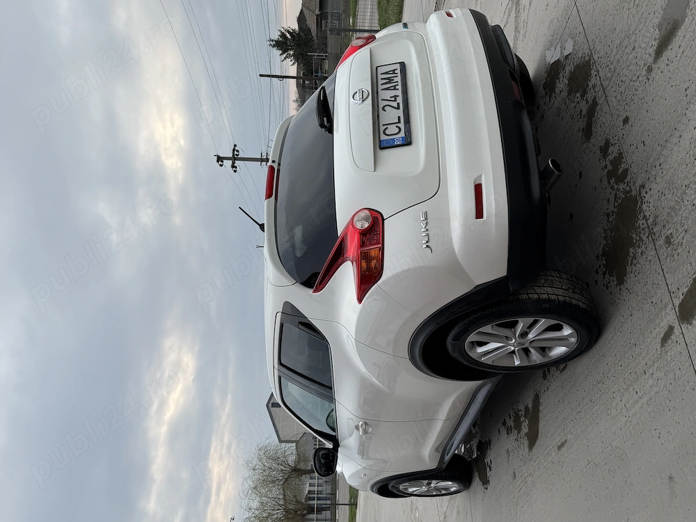 Nissan Juke 1.5dci 2012 alb - stare excelentă 