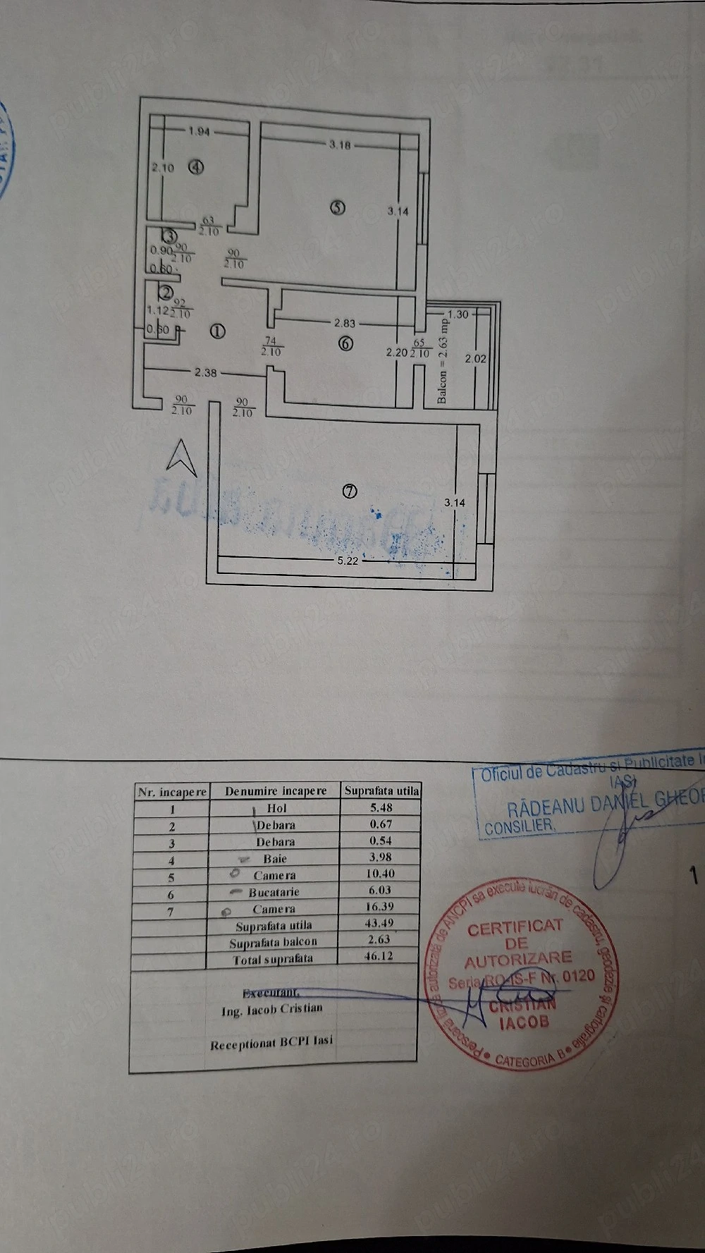 Persoana fizica vand apartament 2 cam D