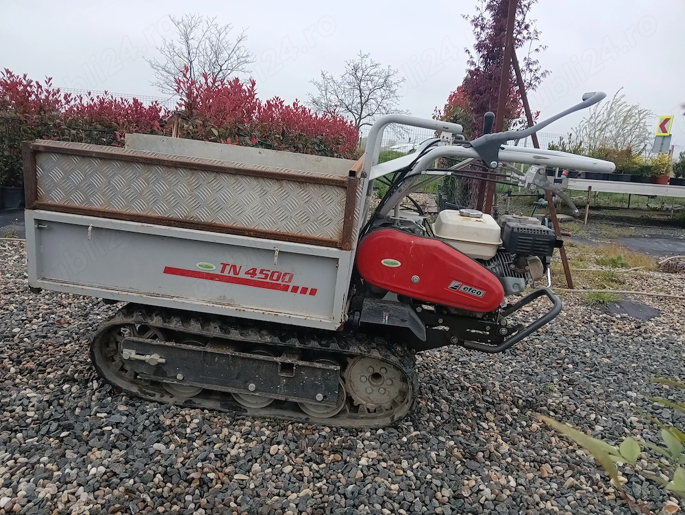 Vând Mini Dumper Profesional EFCO TN 4500   Calitate Italiană   Bena Extensibilă
