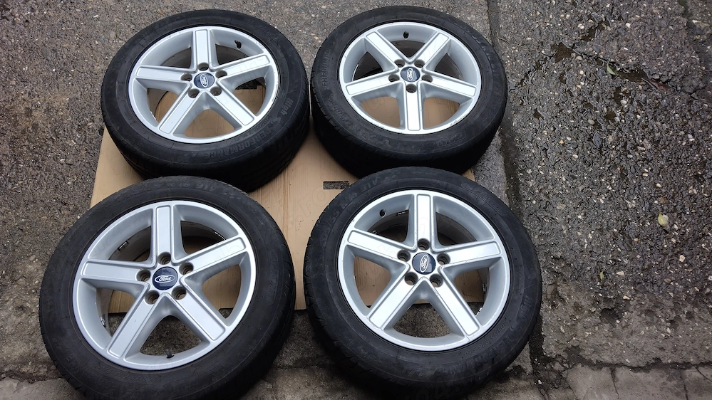 Jante aliaj+anvelope VARA 2023; roti 5x108; 205.55.16 FORD FOCUS ,C MAX,MONDEO , S MAX, CONECT ETC, 